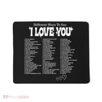 Different Ways To SayI Love You Retro Valentines Day Mousepad thumb 0