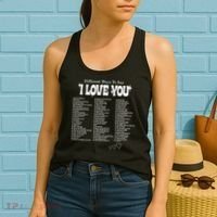 Different Ways To SayI Love You Retro Valentines Day Women's Tank Top thumb 2