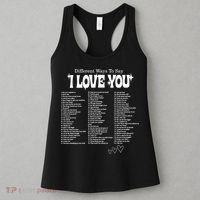 Different Ways To SayI Love You Retro Valentines Day Women's Tank Top thumb 3