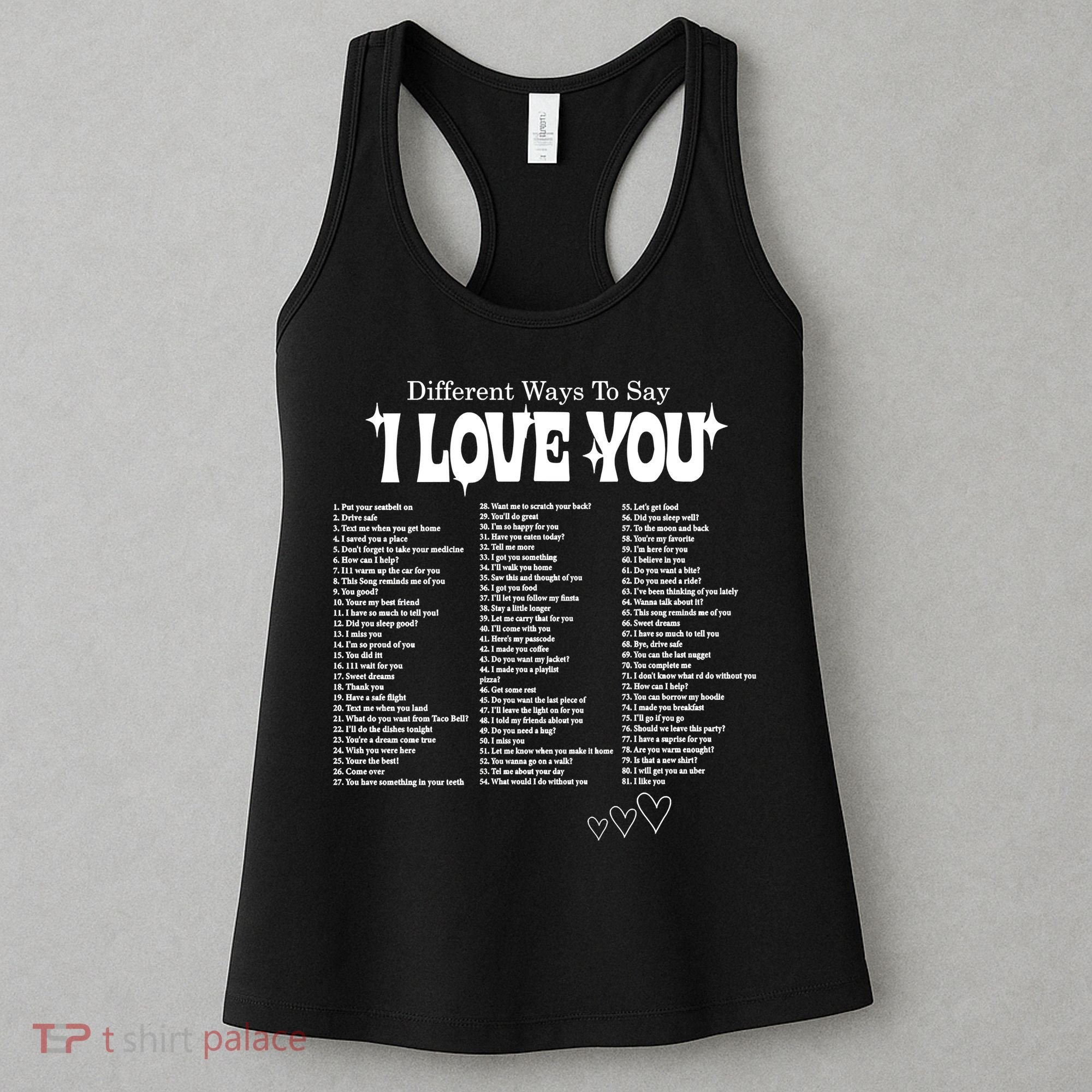 Different Ways To SayI Love You Retro Valentines Day Women's Tank Top