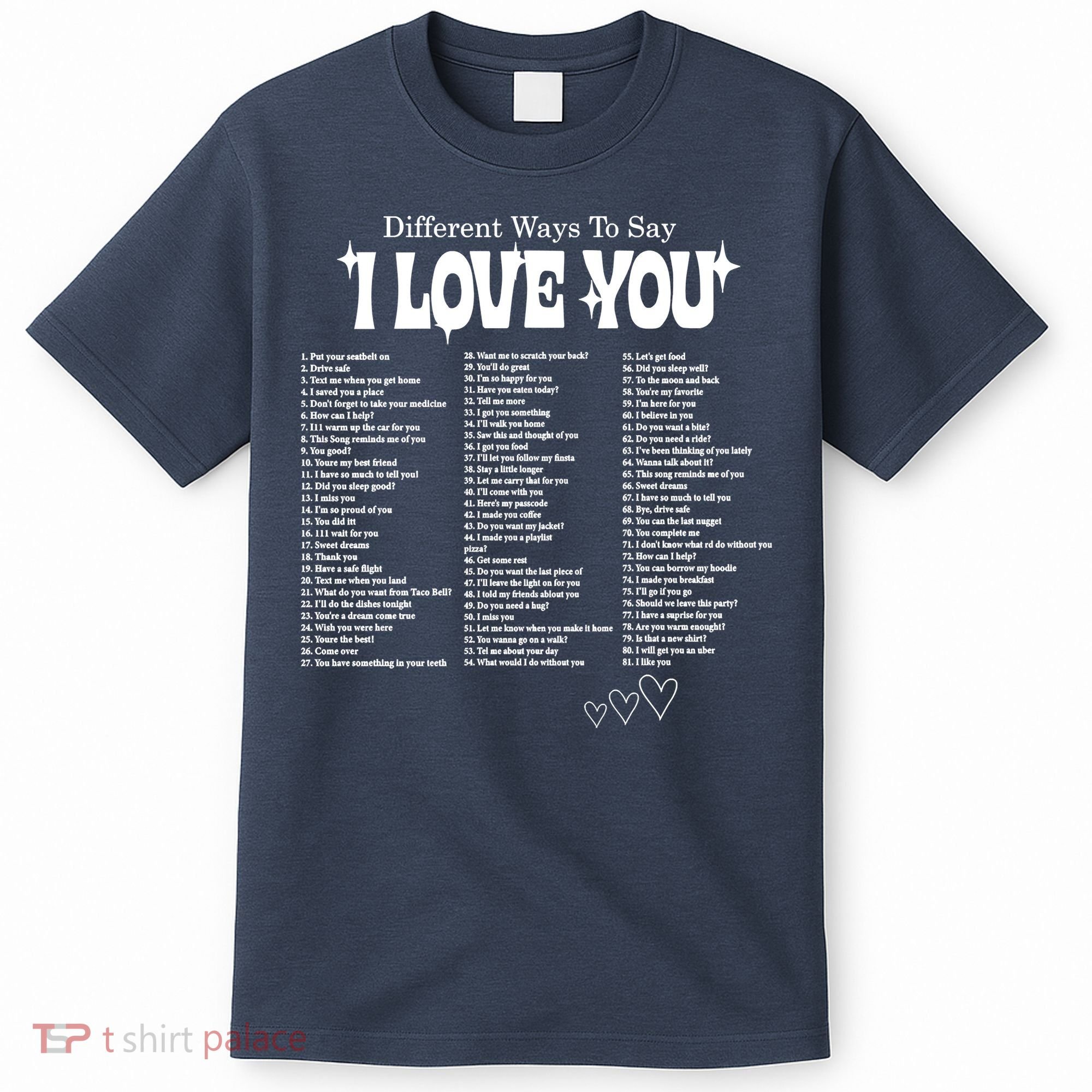 Different Ways To SayI Love You Retro Valentines Day T-Shirt