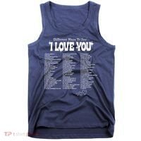 Different Ways To SayI Love You Retro Valentines Day Tank Top thumb 0