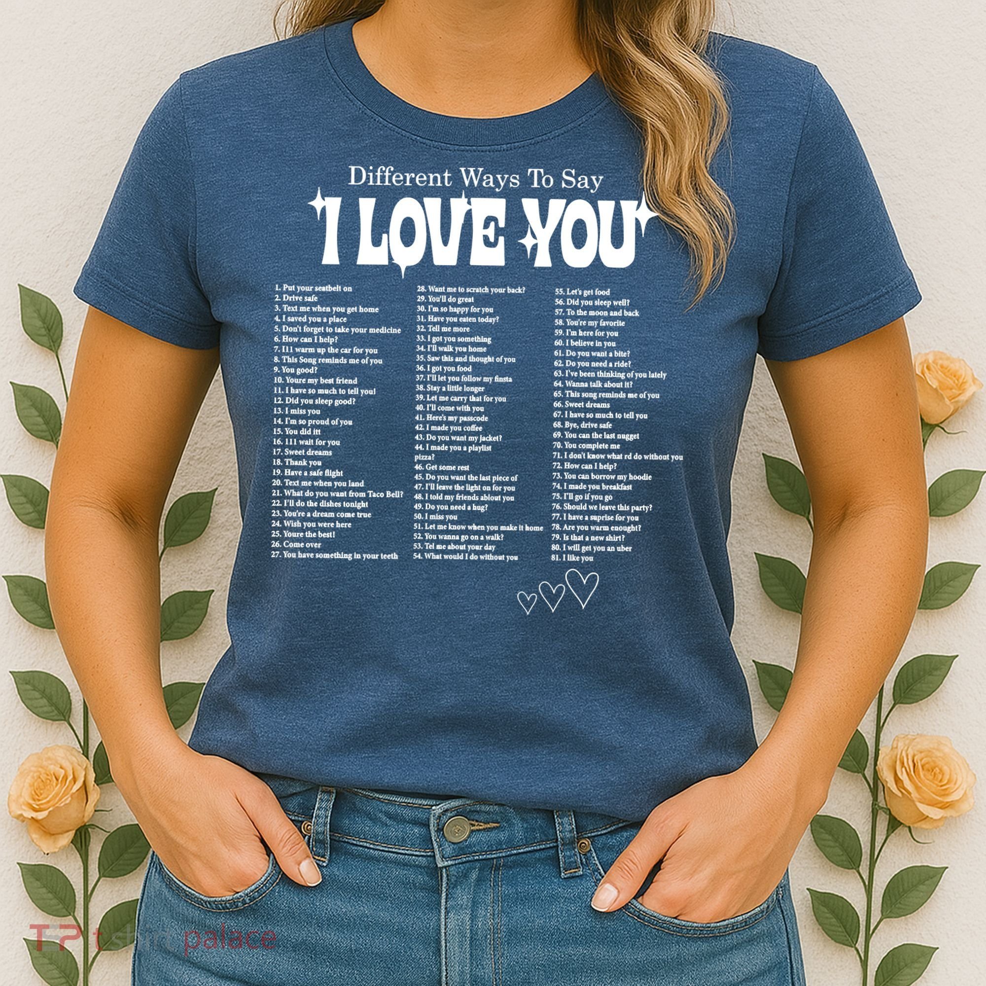 Different Ways To SayI Love You Retro Valentines Day Women's T-Shirt