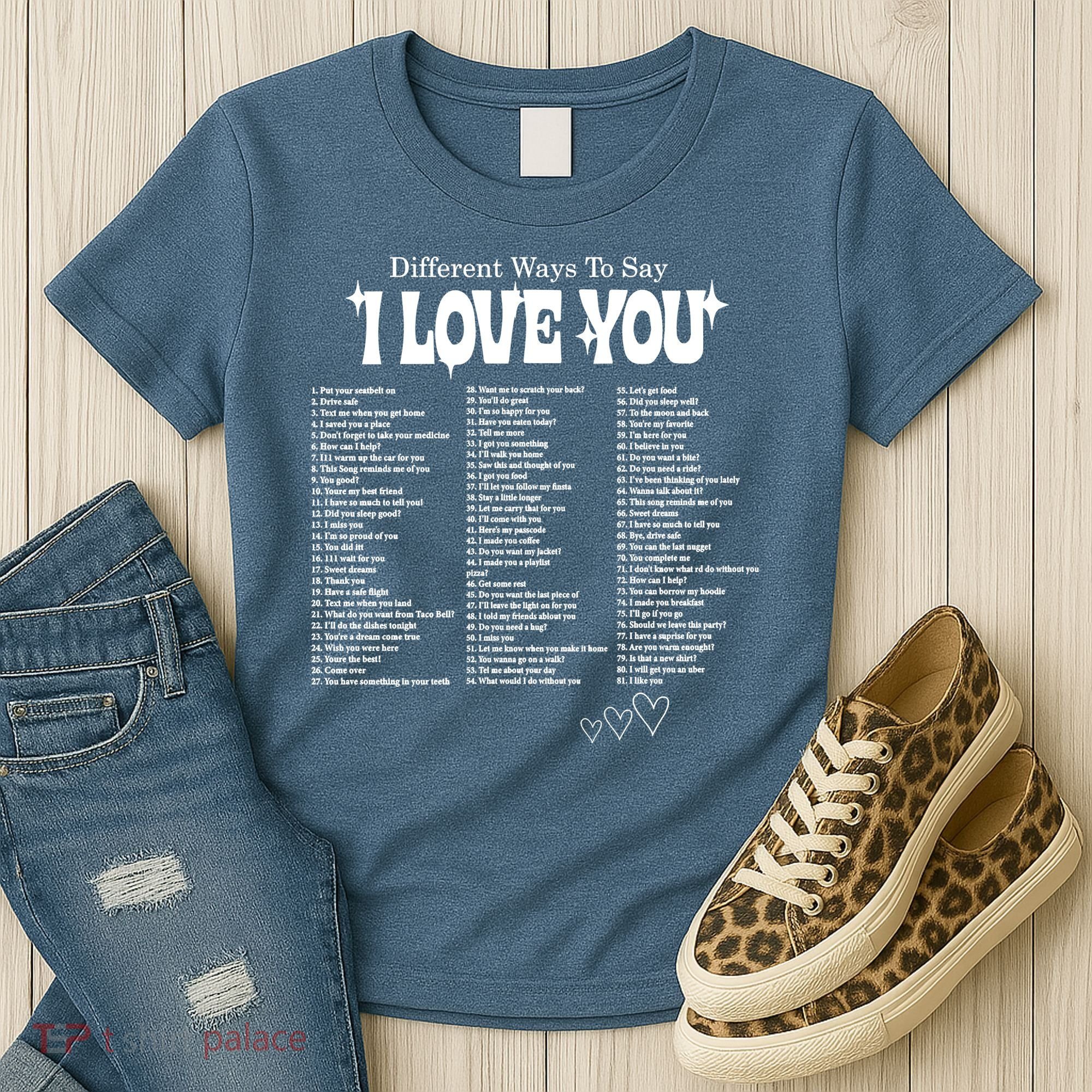 Different Ways To SayI Love You Retro Valentines Day Women's T-Shirt