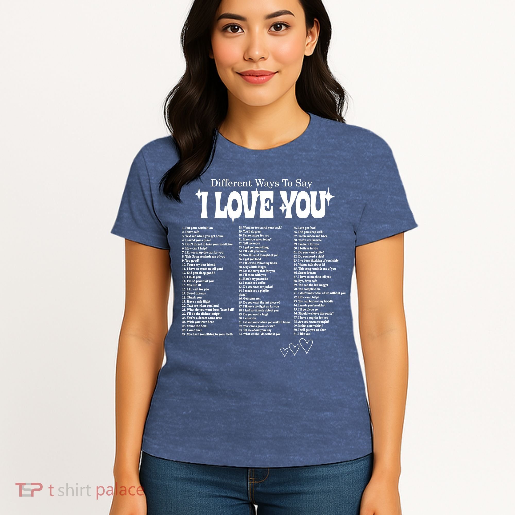 Different Ways To SayI Love You Retro Valentines Day Women's T-Shirt