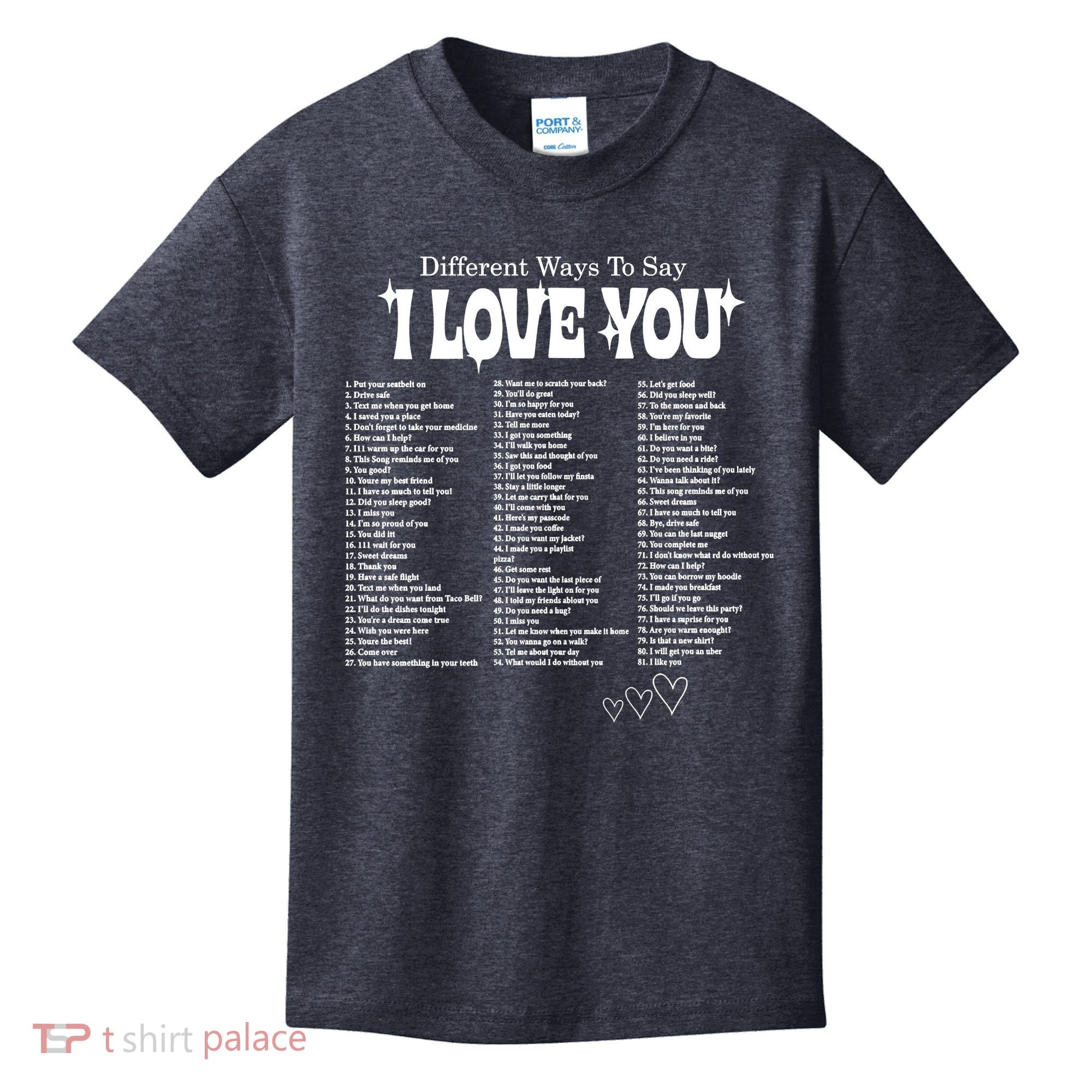 Different Ways To SayI Love You Retro Valentines Day Kids T-Shirt