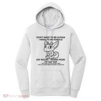 DonT Want To Be Human I Want To Be Kobold Eat Rocks Hoard Moss Yip Yap Yop Women's Hoodie thumb 0