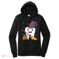 Dental Witch Trick Or Teeth Dental Squad Halloween Costume Gift Women's Hoodie thumb 0