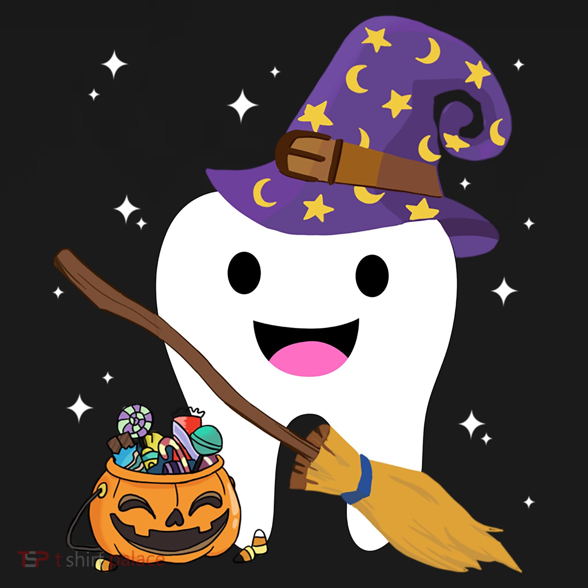 Dental Witch Trick Or Teeth Dental Squad Halloween Costume Gift Women's Hoodie