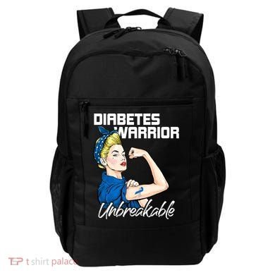 Diabetes Warrior Unbreakable Diabetes Awareness Backpack