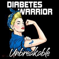 Diabetes Warrior Unbreakable Diabetes Awareness Women's Hoodie thumb 2