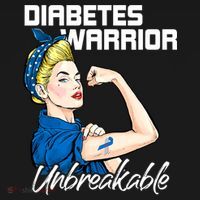Diabetes Warrior Unbreakable Diabetes Awareness Ornament thumb 1