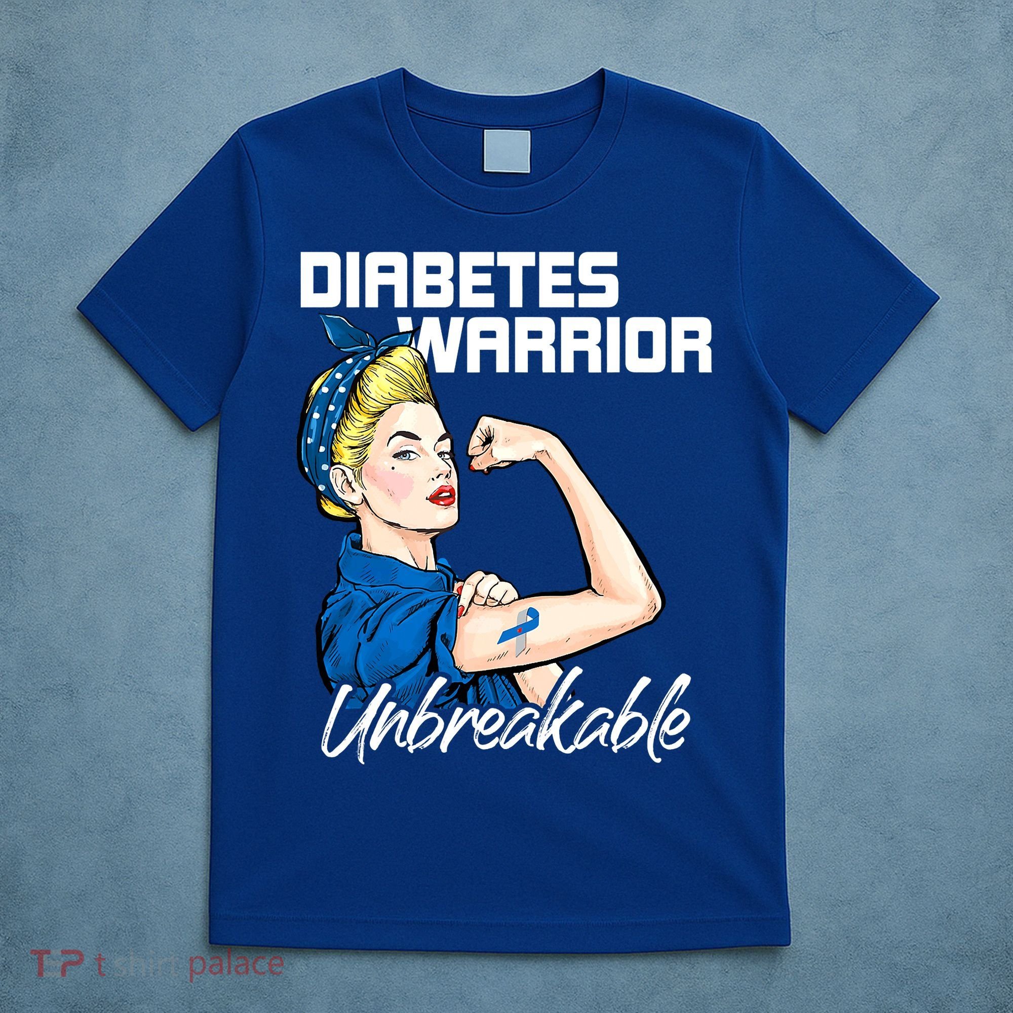 Diabetes Warrior Unbreakable Diabetes Awareness T-Shirt