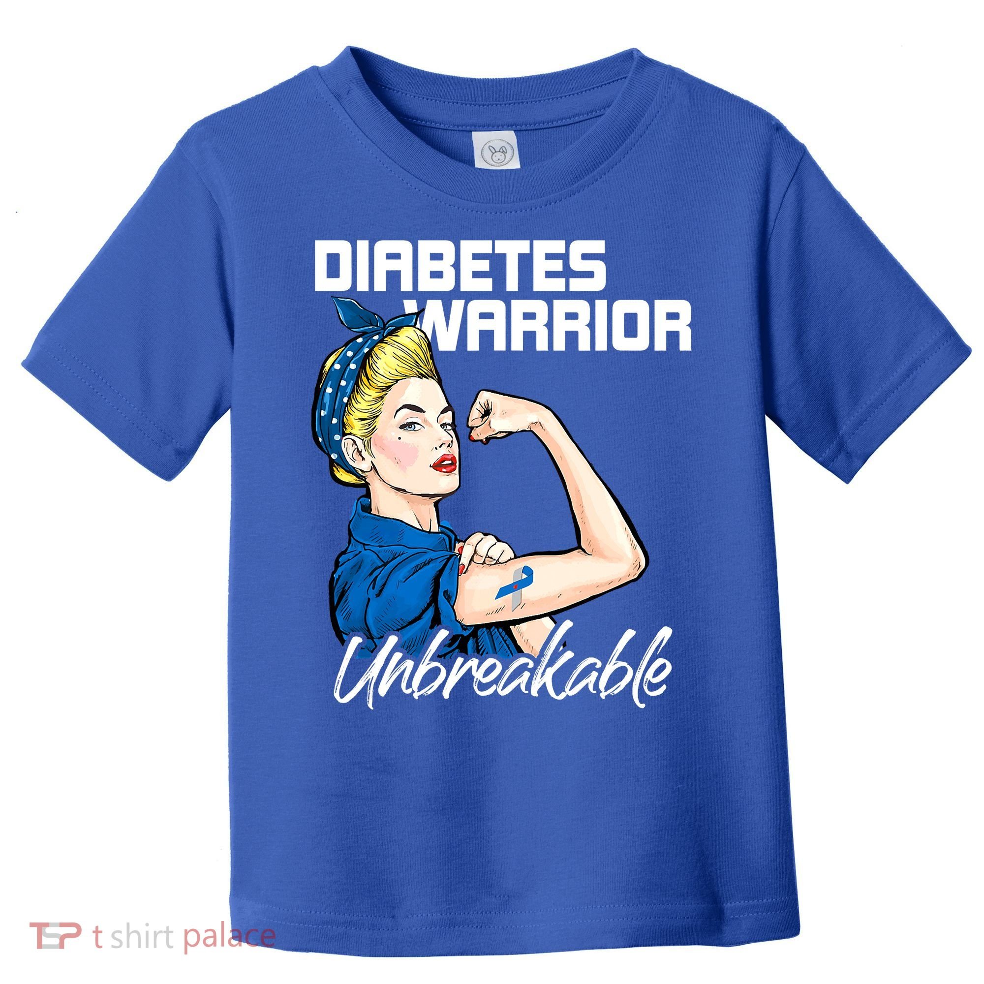 Diabetes Warrior Unbreakable Diabetes Awareness Toddler T-Shirt