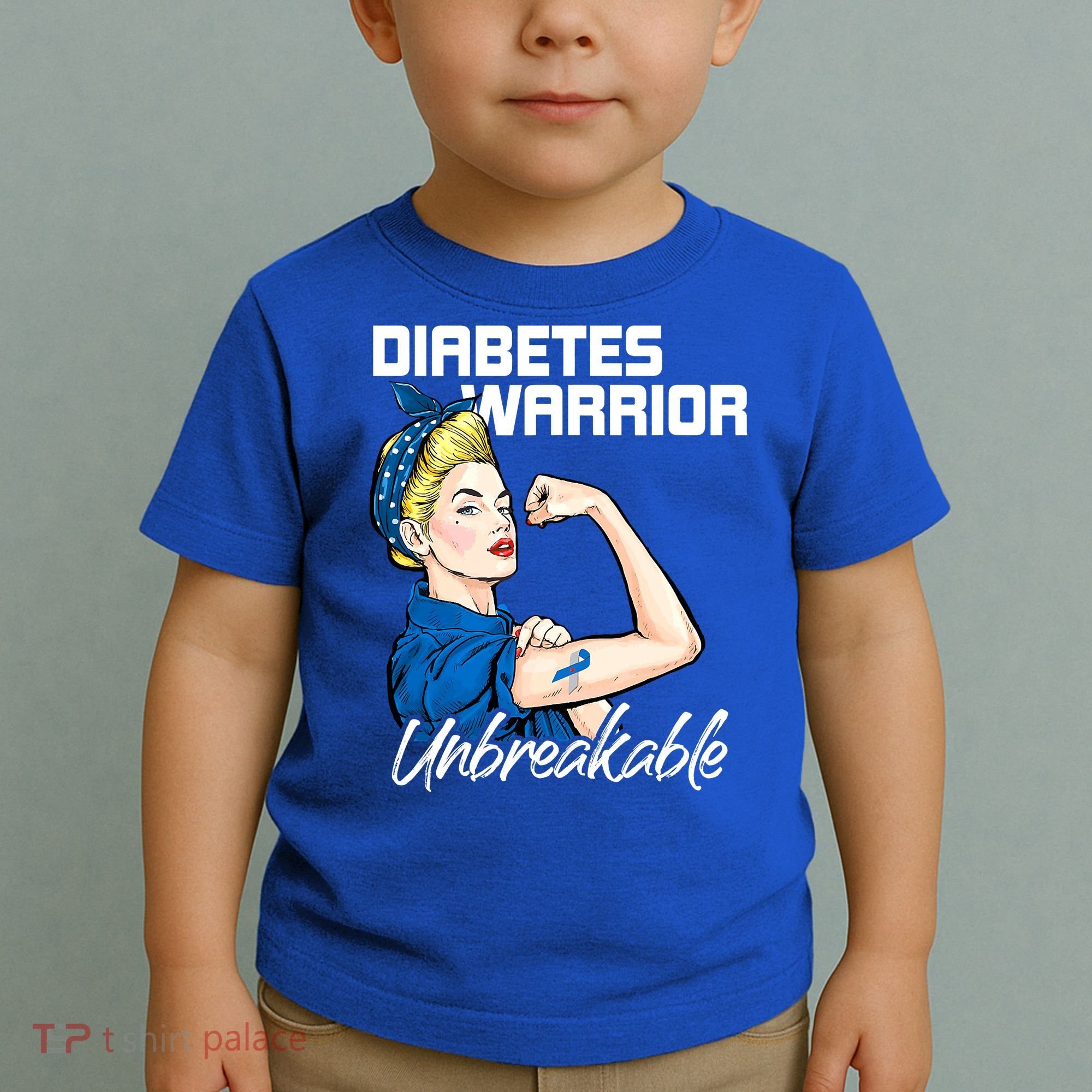 Diabetes Warrior Unbreakable Diabetes Awareness Toddler T-Shirt