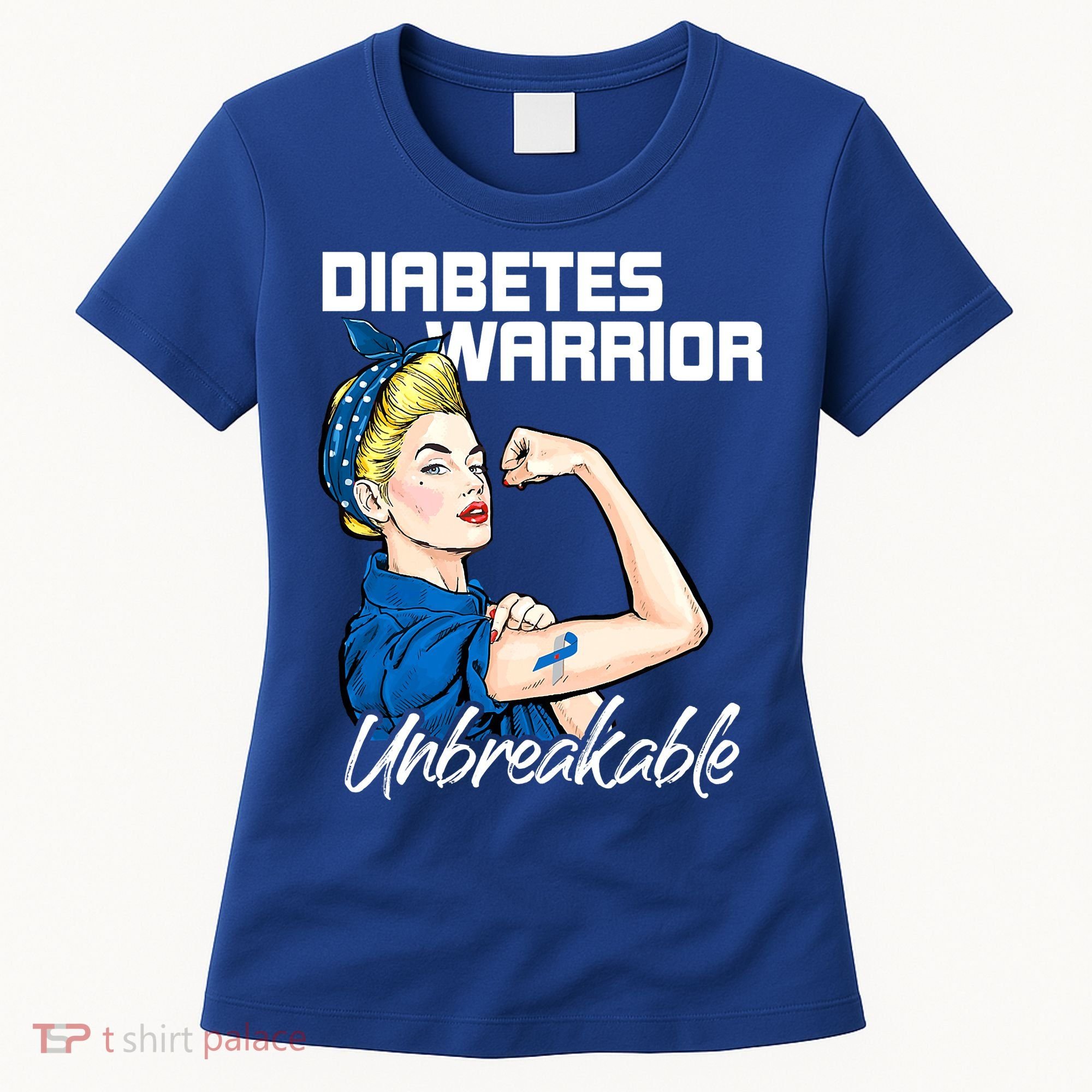 Diabetes Warrior Unbreakable Diabetes Awareness Women's T-Shirt
