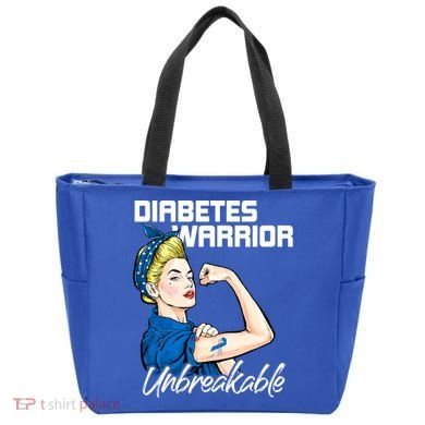 Diabetes Warrior Unbreakable Diabetes Awareness Tote Bag