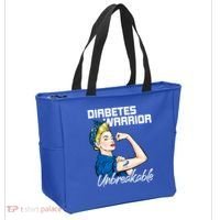 Diabetes Warrior Unbreakable Diabetes Awareness Tote Bag thumb 2