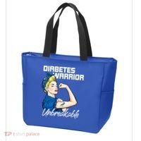 Diabetes Warrior Unbreakable Diabetes Awareness Tote Bag thumb 3