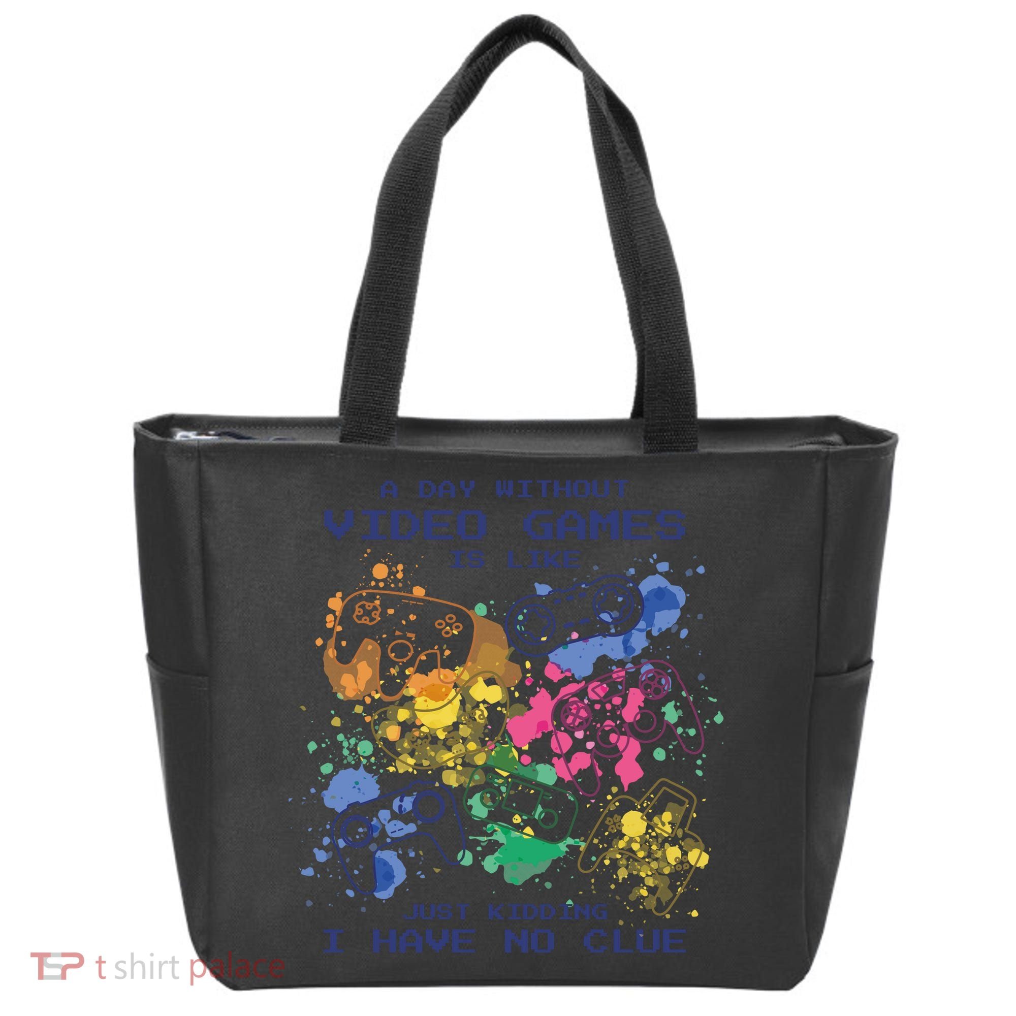 Day Without Video Games No Clue Tote Bag
