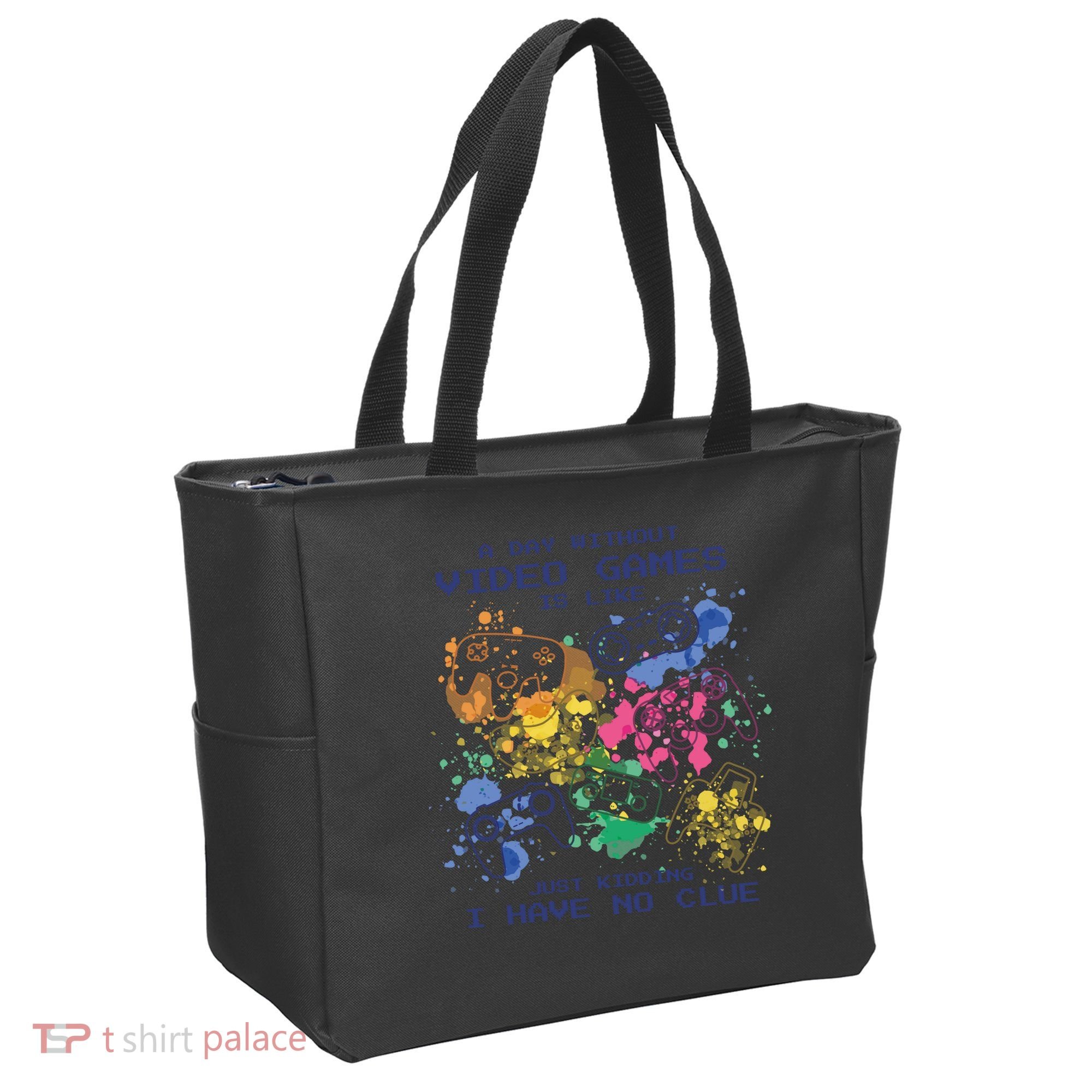 Day Without Video Games No Clue Tote Bag