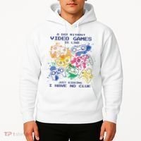 Day Without Video Games No Clue Hoodie thumb 2