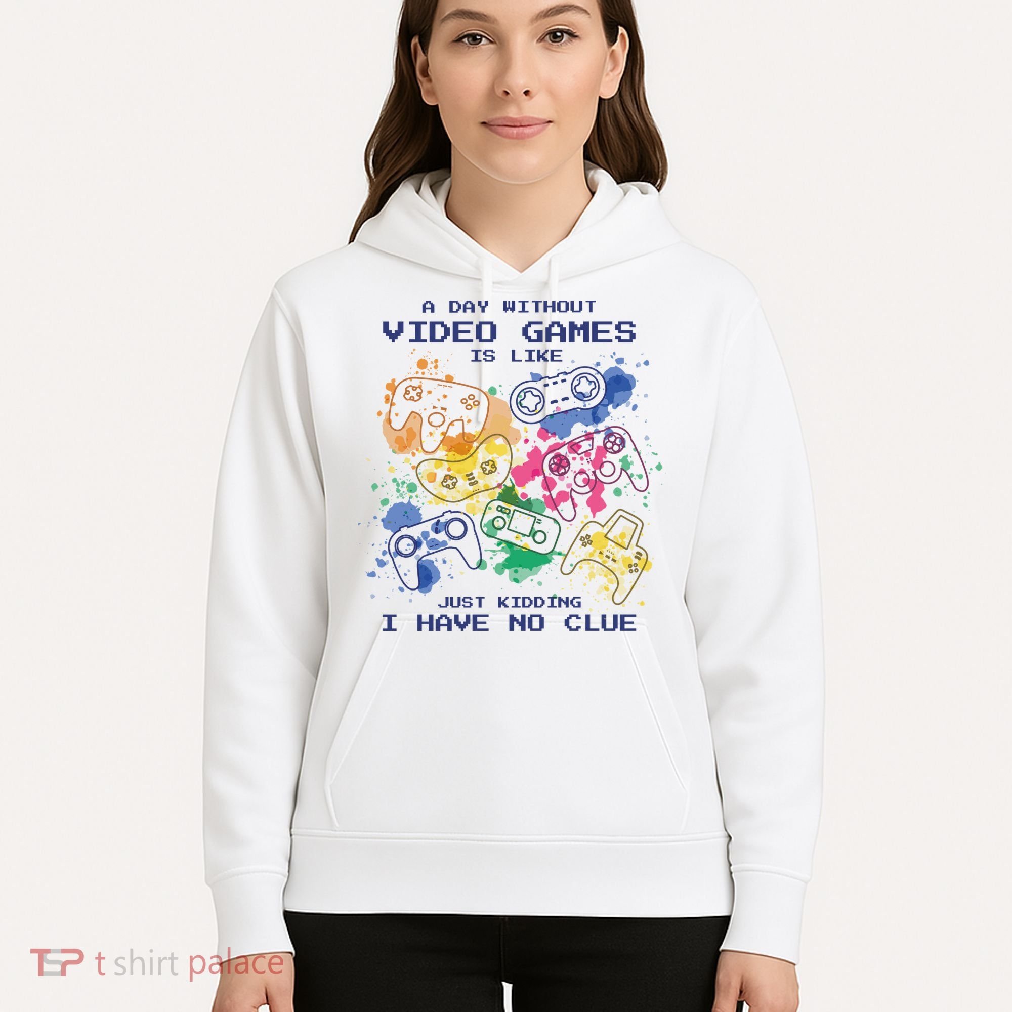 Day Without Video Games No Clue Hoodie