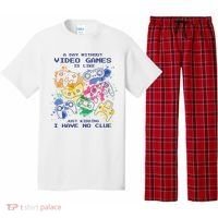 Day Without Video Games No Clue Pajama Set thumb 0