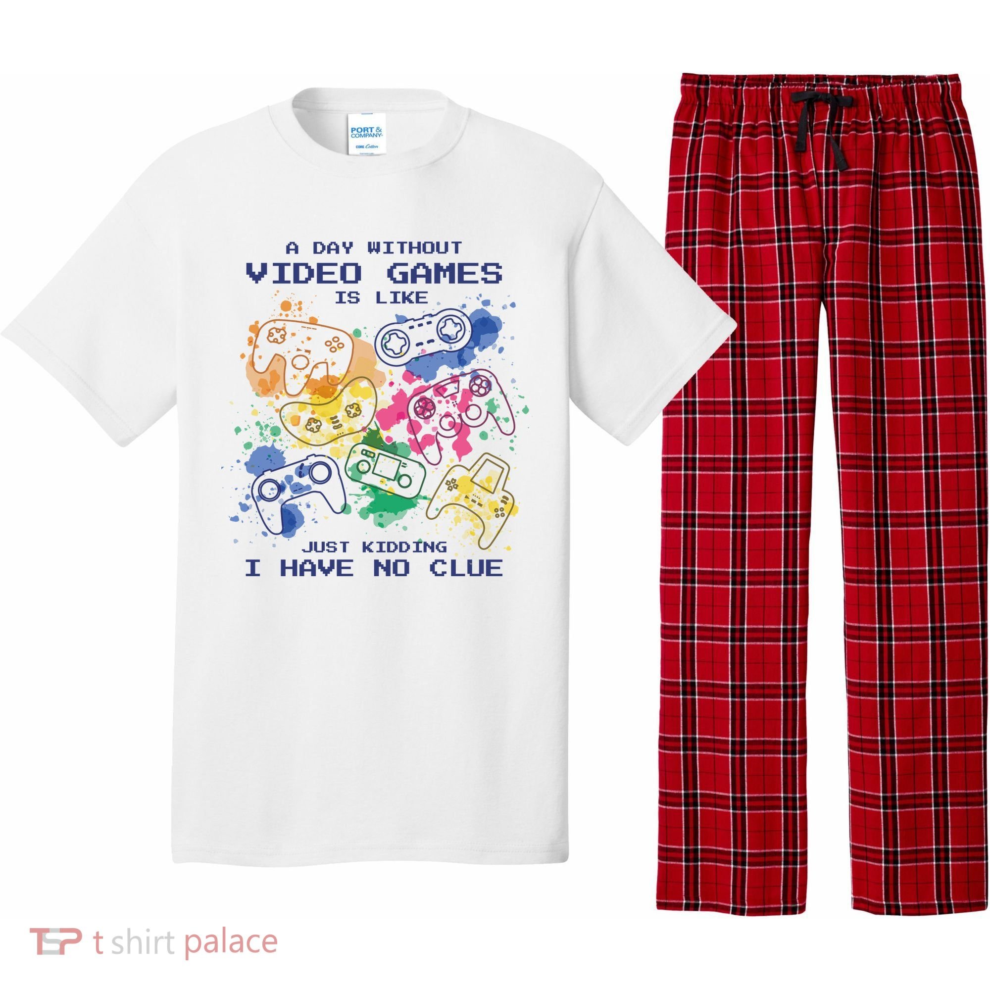 Day Without Video Games No Clue Pajama Set