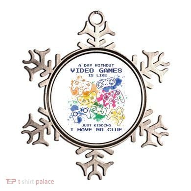 Day Without Video Games No Clue Ornament