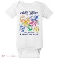 Day Without Video Games No Clue Baby Bodysuit thumb 0
