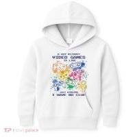 Day Without Video Games No Clue Kids Hoodie thumb 0