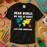 Dear World We're So Sorry Kids T-Shirt thumb 3