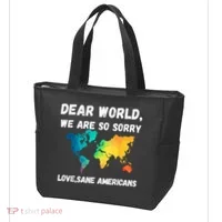 Dear World We're So Sorry Tote Bag thumb 3