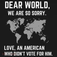 Dear World We Are So Sorry Americans Supporting Canada Backpack thumb 2