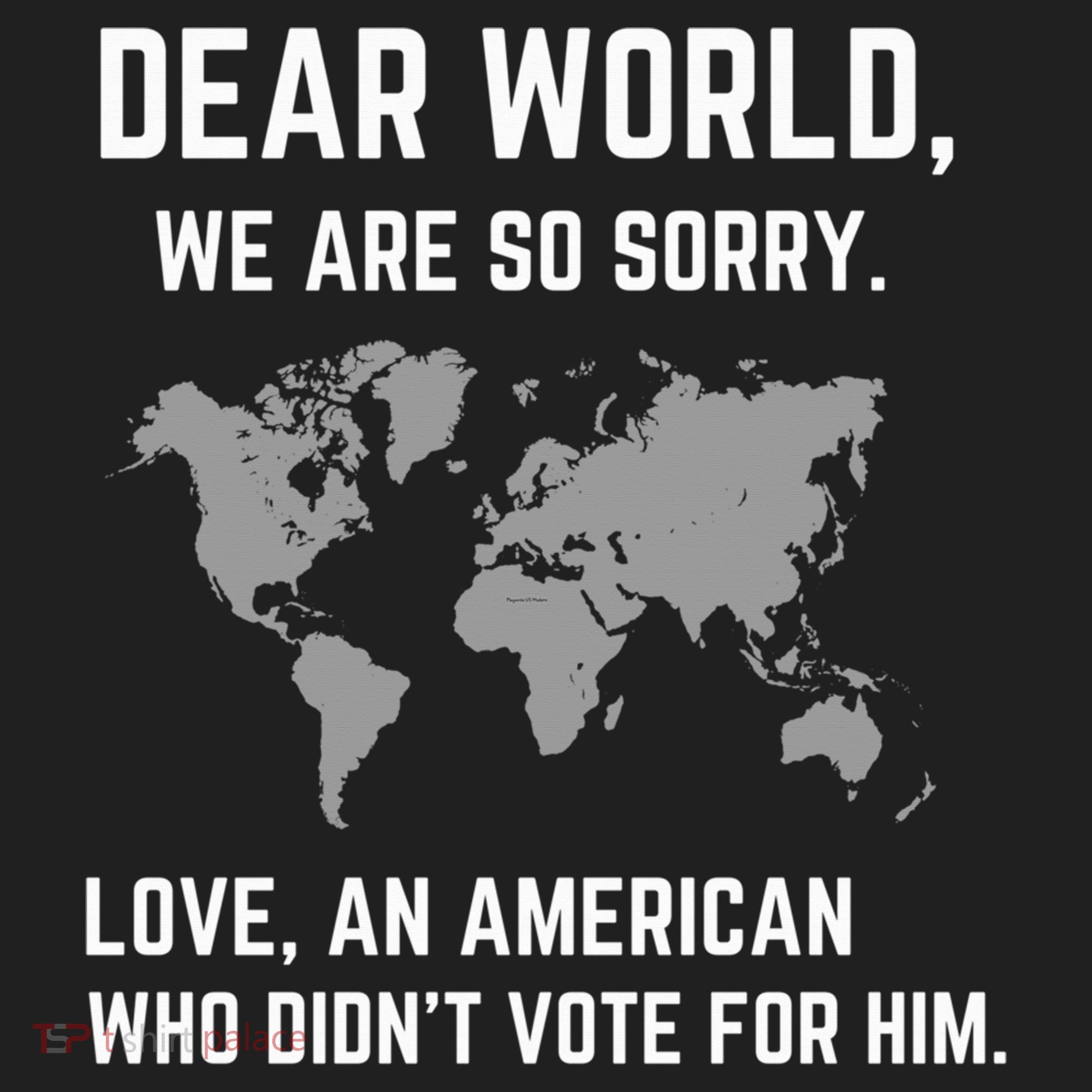 Dear World We Are So Sorry Americans Supporting Canada Tumbler