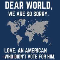 Dear World We Are So Sorry Americans Supporting Canada Bucket Hat thumb 4