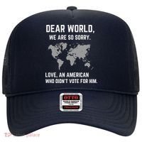 Dear World We Are So Sorry Americans Supporting Canada Hat thumb 0