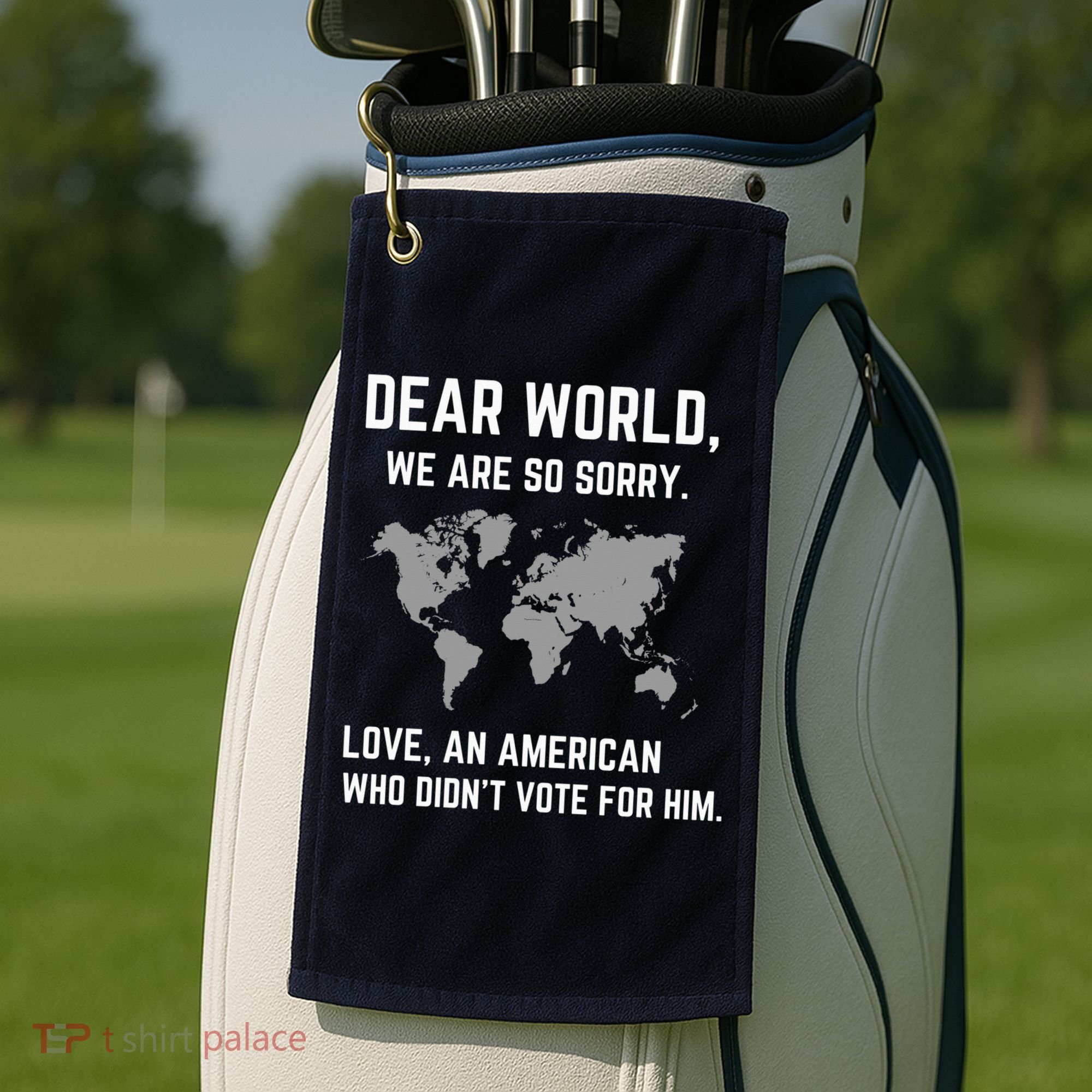 Dear World We Are So Sorry Americans Supporting Canada Golf Towel