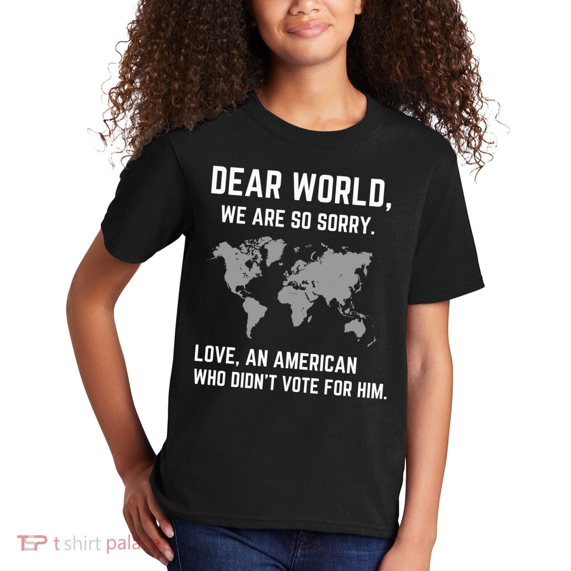 Dear World We Are So Sorry Americans Supporting Canada Kids T-Shirt