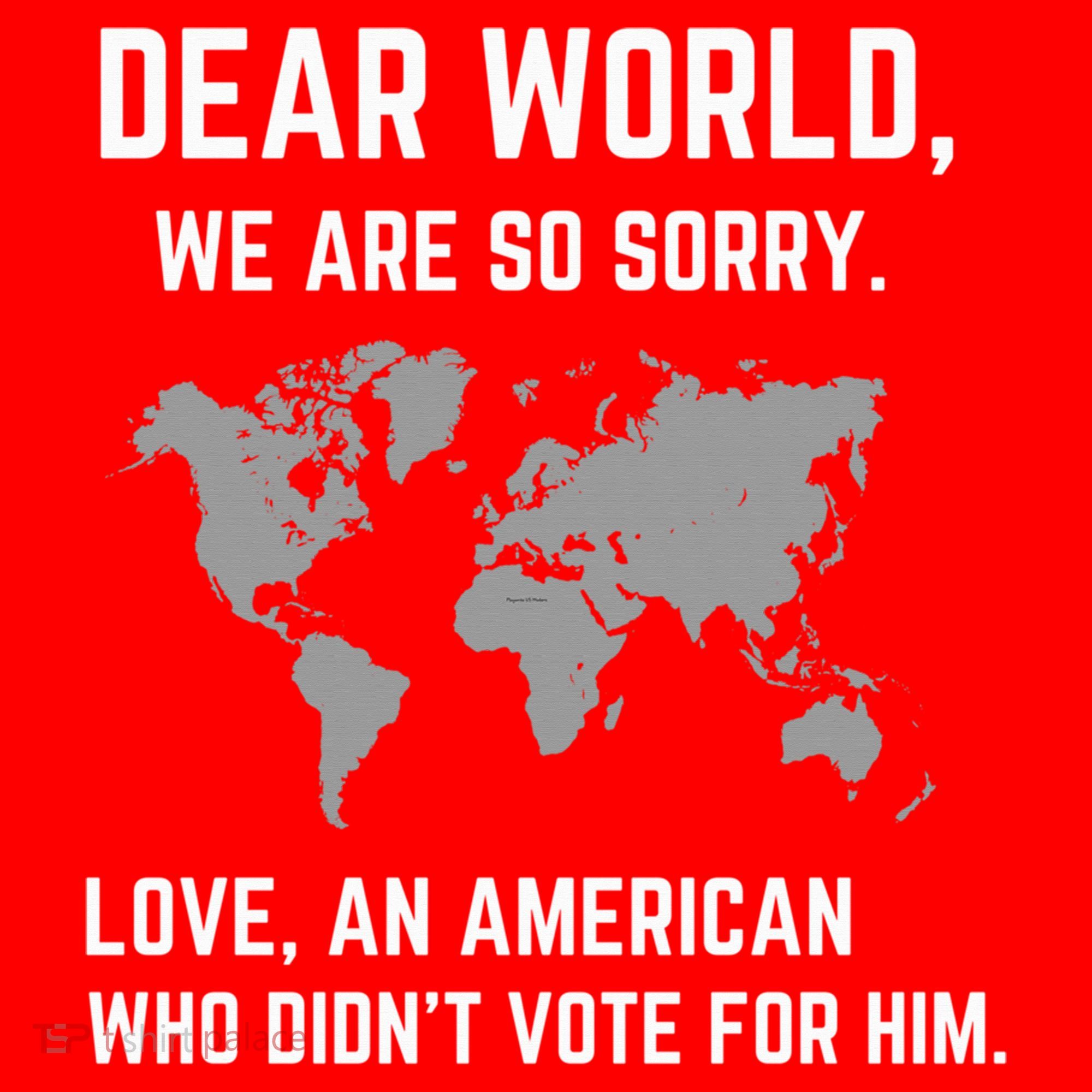 Dear World We Are So Sorry Americans Supporting Canada Santa Hat