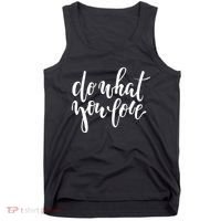 Do What You Love Positive Quote Tank Top thumb 0
