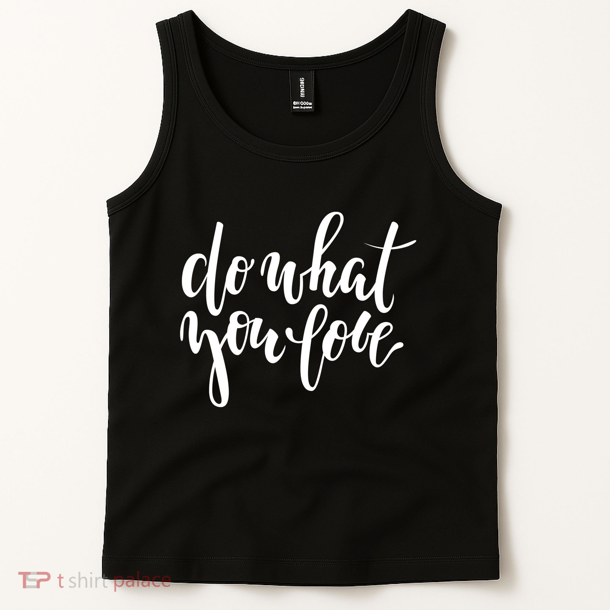 Do What You Love Positive Quote Tank Top