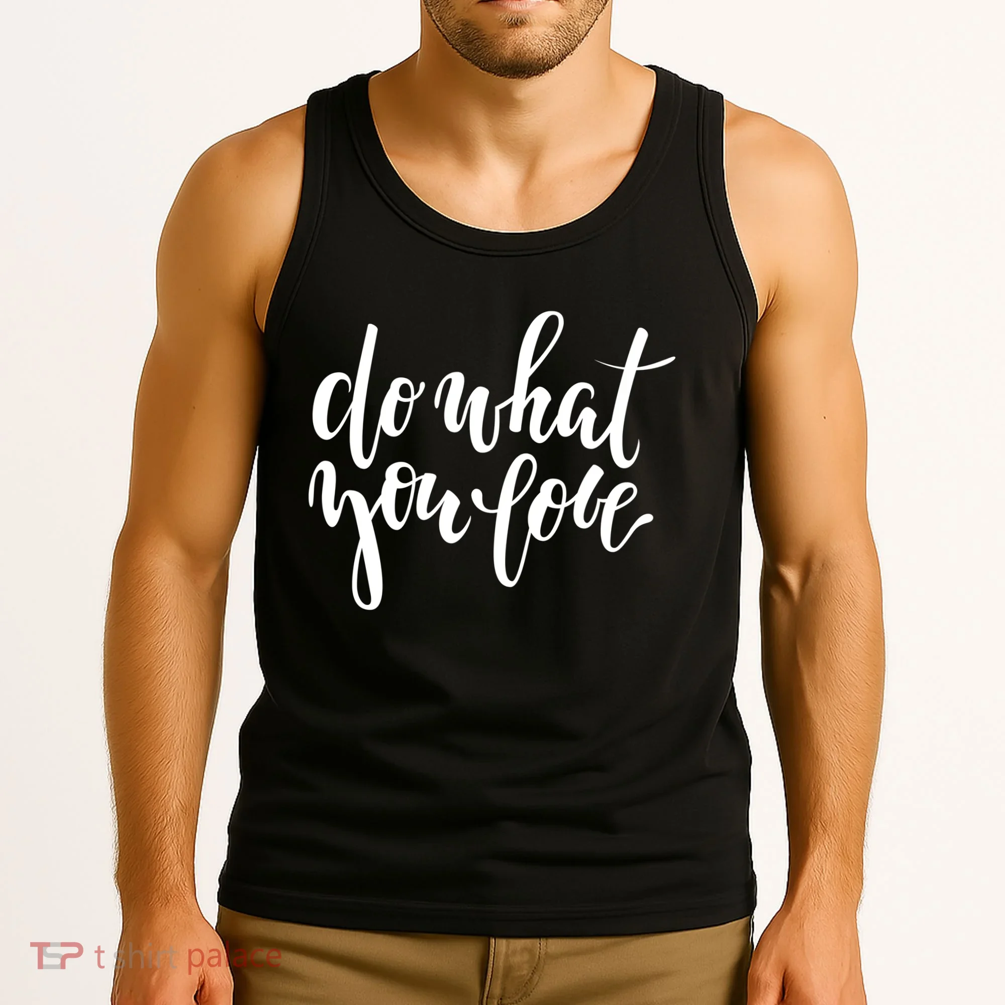 Do What You Love Positive Quote Tank Top