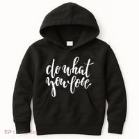 Do What You Love Positive Quote Kids Hoodie thumb 0