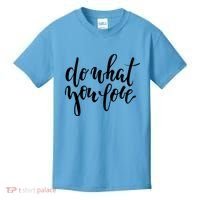 Do What You Love Positive Quote Kids T-Shirt thumb 0
