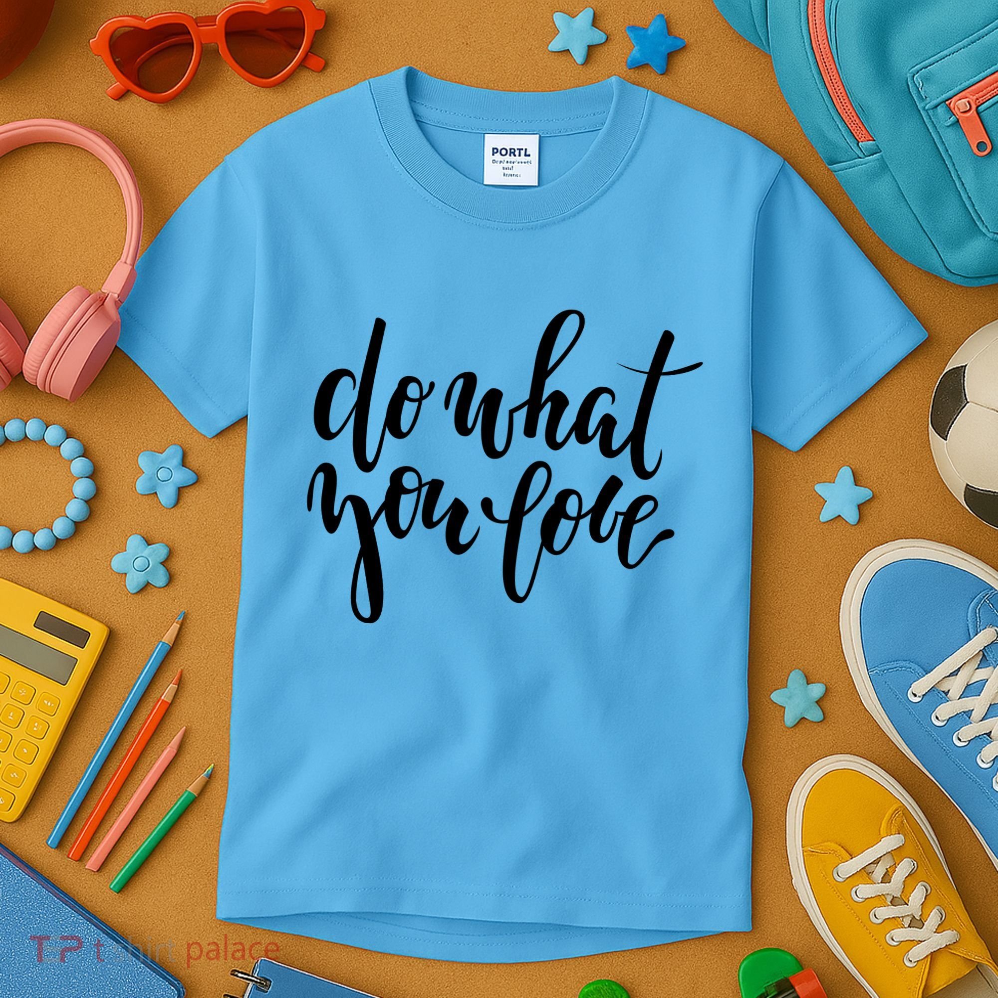 Do What You Love Positive Quote Kids T-Shirt