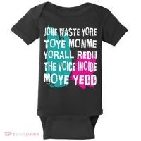 DonT Waste Your Time On Me YouRe Already The Voice Inside Baby Bodysuit thumb 0
