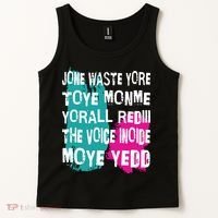 DonT Waste Your Time On Me YouRe Already The Voice Inside Tank Top thumb 2