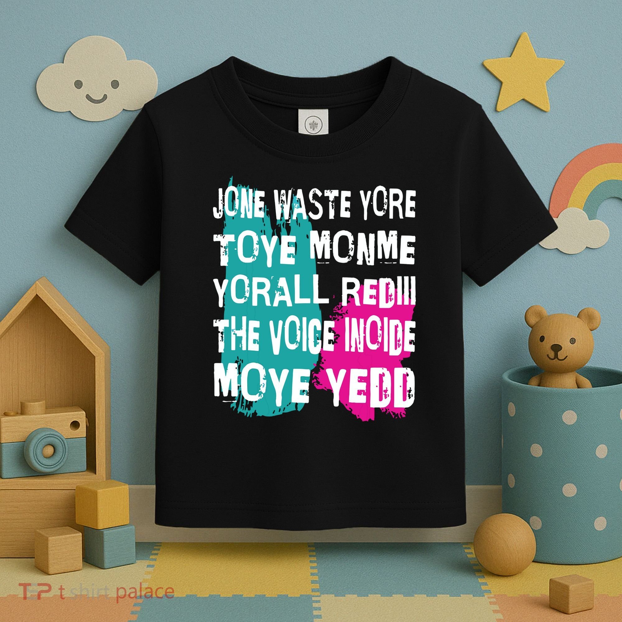 DonT Waste Your Time On Me YouRe Already The Voice Inside Toddler T-Shirt